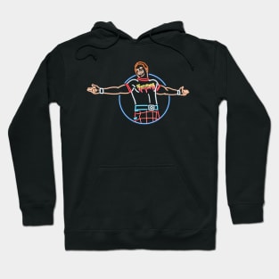 Roddy Piper neon style Hoodie